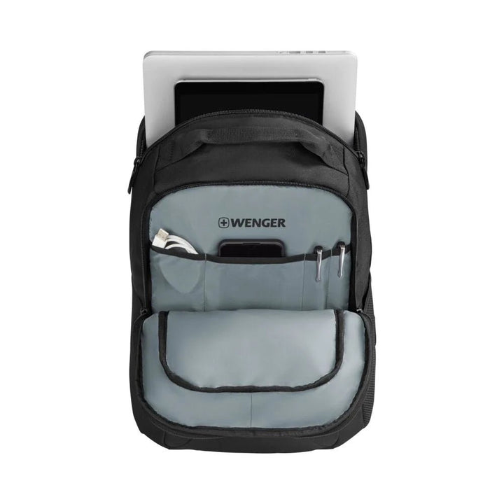 SWISS WENGER BQ Laptop Backpack תיק גב קלאסי וקליל למחשב 16" - תיק התיקיםWengerתיקי גב למחשב