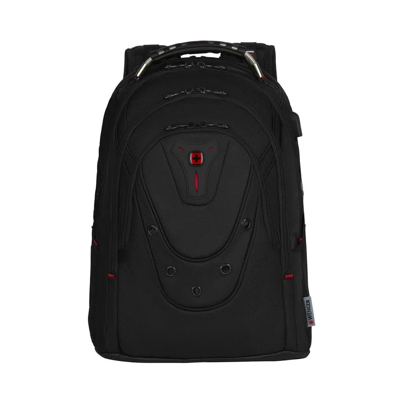 SWISS WENGER Icons Ibex Backpack תיק גב חזק עם חיבור USB למחשב 16" - תיק התיקיםWengerתיקי גב למחשב