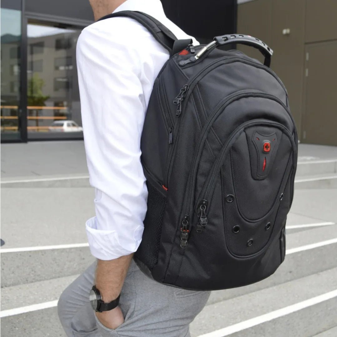 SWISS WENGER Icons Ibex Backpack תיק גב חזק עם חיבור USB למחשב 16" - תיק התיקיםWengerתיקי גב למחשב