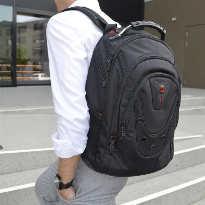 SWISS WENGER Icons Ibex Backpack תיק גב חזק עם חיבור USB למחשב 16" - תיק התיקיםWengerתיקי גב למחשב