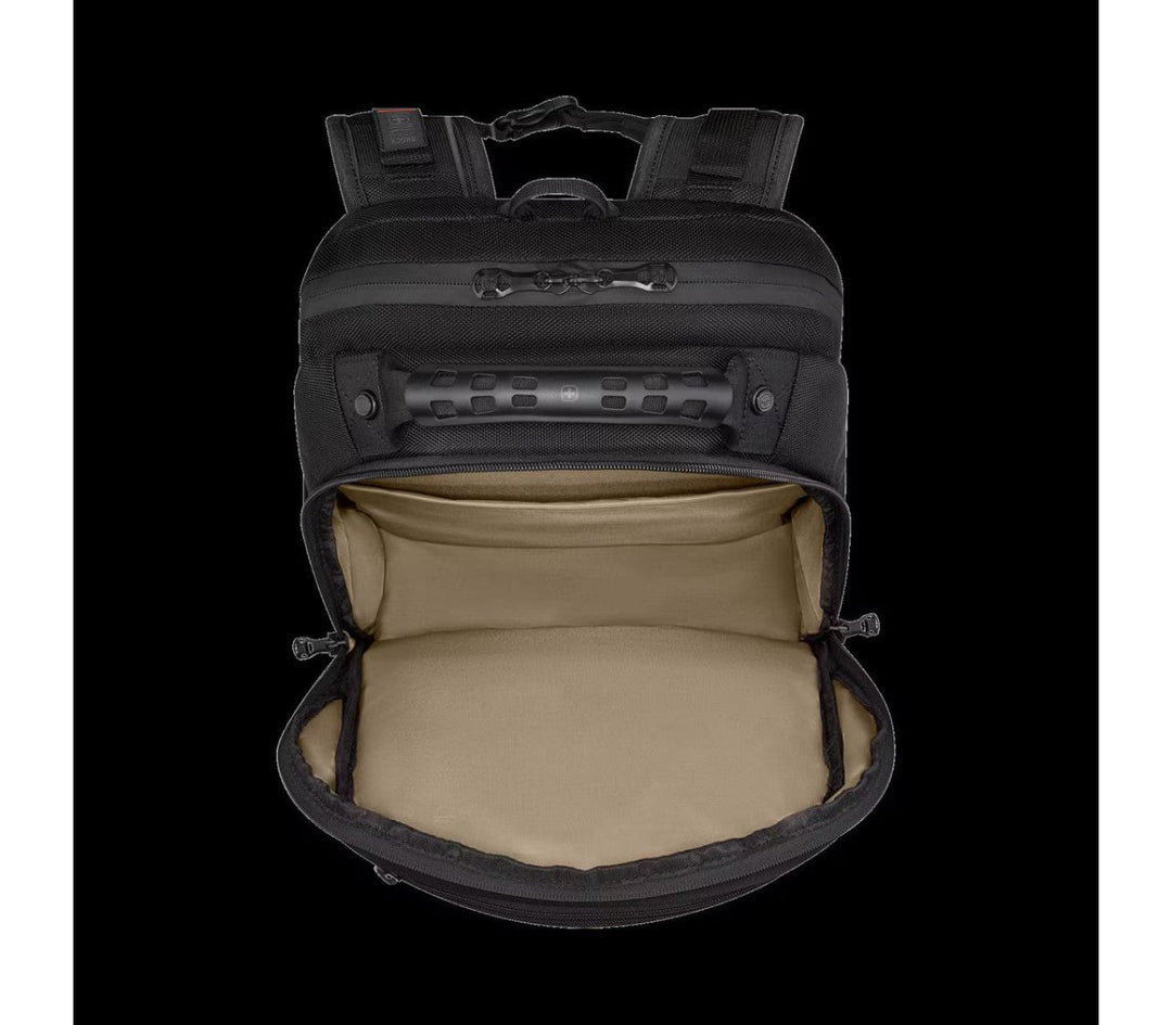 SWISS WENGER Legacy Black Series Laptop Backpack תיק גב עסקי ארגונומי למחשב 16" - תיק התיקיםWengerתיקי גב למחשב