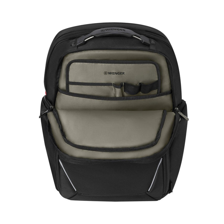 SWISS WENGER Meteor Backpack תיק גב אקולוגי ומרווח למחשב 17" - תיק התיקיםWengerתיקי גב למחשב