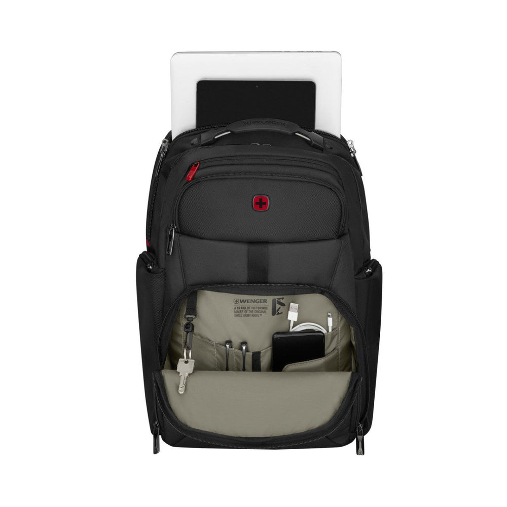 SWISS WENGER Meteor Backpack תיק גב אקולוגי ומרווח למחשב 17" - תיק התיקיםWengerתיקי גב למחשב