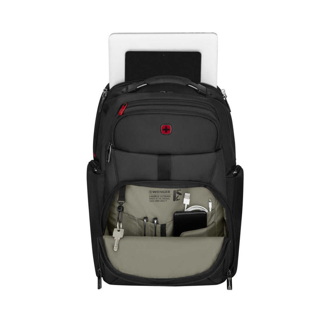 SWISS WENGER Meteor Backpack תיק גב אקולוגי ומרווח למחשב 17" - תיק התיקיםWengerתיקי גב למחשב