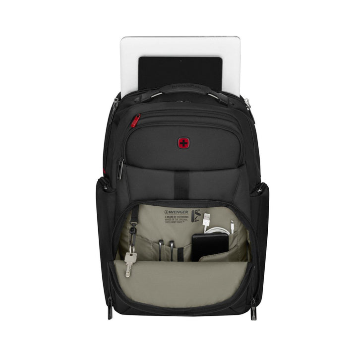 SWISS WENGER Meteor Backpack תיק גב אקולוגי ומרווח למחשב 17" - תיק התיקיםWengerתיקי גב למחשב