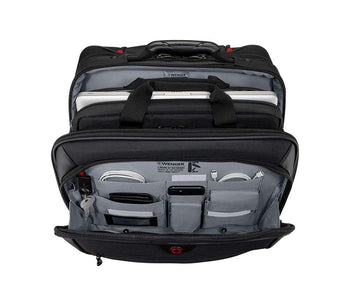 Swiss Wenger תיק עסקים על גלגלים עם תיק מחשב נשלף - תיק התיקיםWengerתיקים למחשב נייד