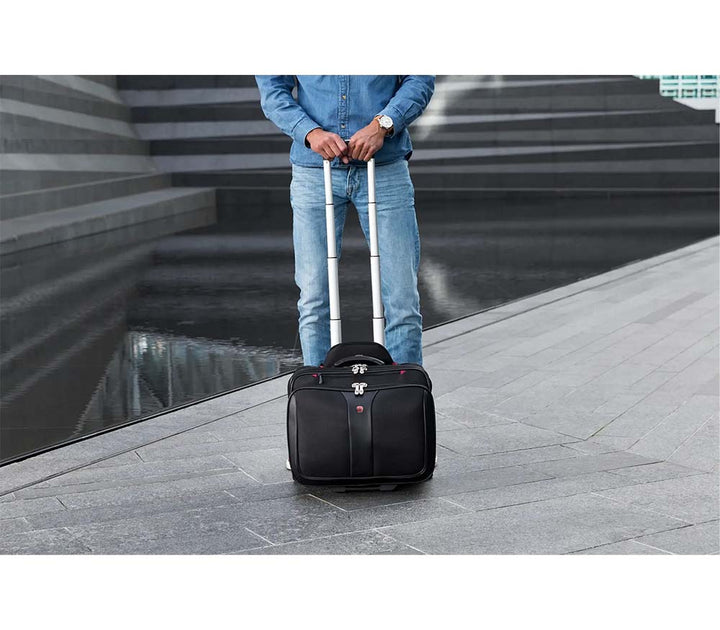 Swiss Wenger תיק עסקים על גלגלים עם תיק מחשב נשלף - תיק התיקיםWengerתיקים למחשב נייד