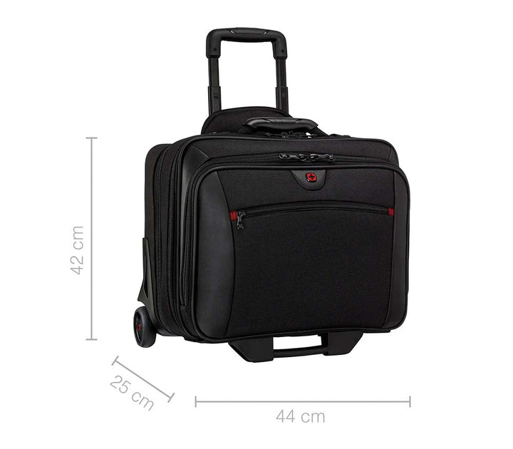Swiss Wenger תיק עסקים על גלגלים עם תיק מחשב נשלף - תיק התיקיםWengerתיקים למחשב נייד