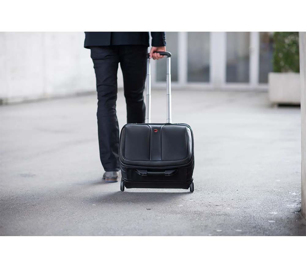 Swiss Wenger תיק עסקים על גלגלים עם תיק מחשב נשלף - תיק התיקיםWengerתיקים למחשב נייד