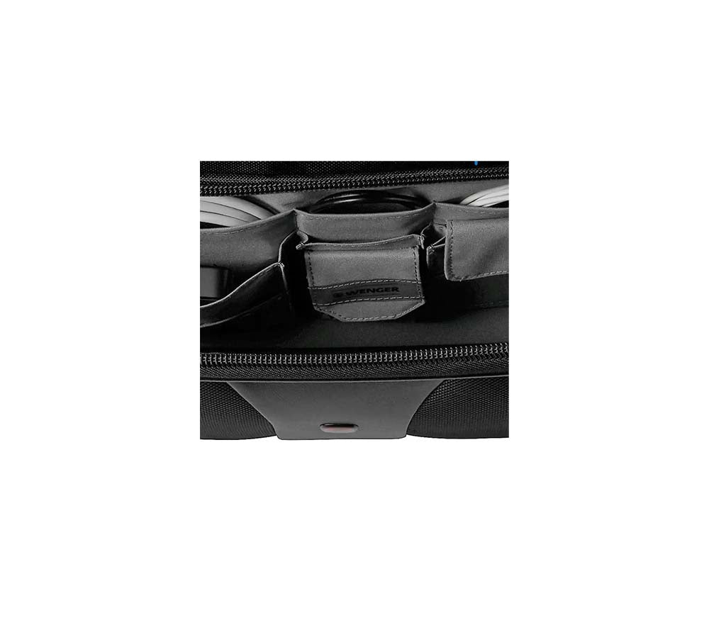 Swiss Wenger תיק עסקים על גלגלים עם תיק מחשב נשלף - תיק התיקיםWengerתיקים למחשב נייד