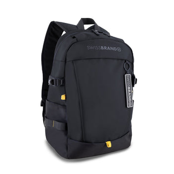 SwissBrand תיק גב למחשב נייד 15.6" דגם Luant עלייה למטוס - תיק התיקיםSwissBrandתיק גב למחשב
