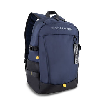 SwissBrand תיק גב למחשב נייד 15.6" דגם Luant עלייה למטוס - תיק התיקיםSwissBrandתיק גב למחשב