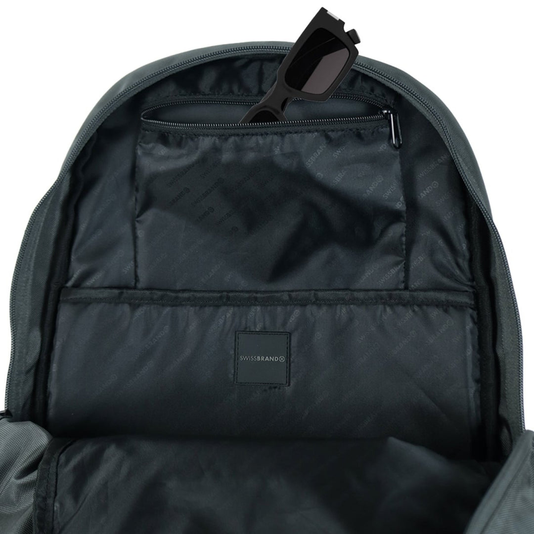 SwissBrand תיק גב למחשב נייד 15.6" דגם Walsh עלייה למטוס - תיק התיקיםSwissBrandתיק גב למחשב