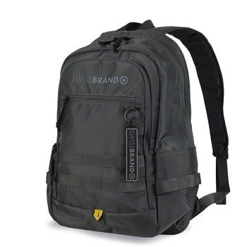 SwissBrand תיק גב למחשב נייד 15.6" דגם Walsh עלייה למטוס - תיק התיקיםSwissBrandתיק גב למחשב