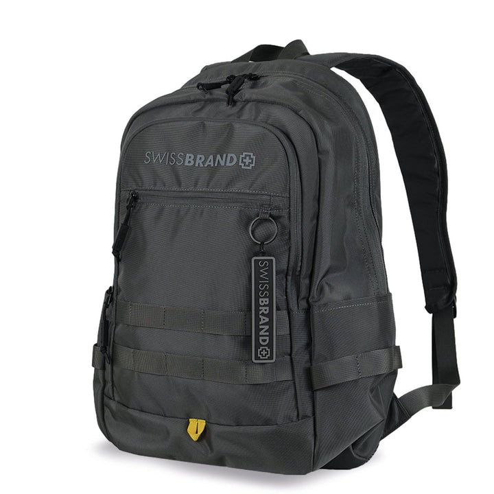 SwissBrand תיק גב למחשב נייד 15.6" דגם Walsh עלייה למטוס - תיק התיקיםSwissBrandתיק גב למחשב