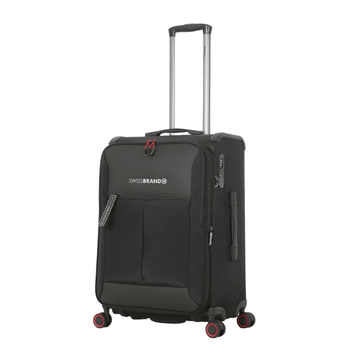 SwissBrand סט מזוודות בד Aura מתרחבות - תיק התיקיםSwissBrandסט מזוודות