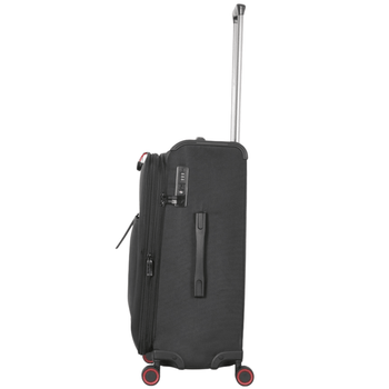 SwissBrand סט מזוודות בד Aura מתרחבות - תיק התיקיםSwissBrandסט מזוודות