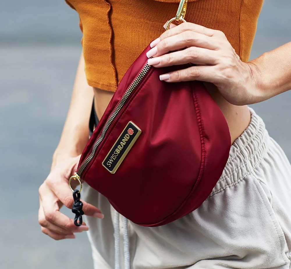 SwissBrand תיק פאוץ’ מעוצב אופנתי לנשים MALAGA WAISTPACK - תיק התיקיםSwissBrandתיקים למחשב נייד