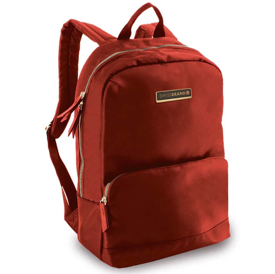 SwissBrand תיק גב לנשים מבד Mallorca large - תיק התיקיםSwissBrandתיקים למחשב נייד