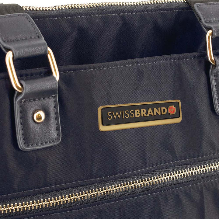 SwissBrand תיק צד לנשים מבד - תיק התיקיםSwissBrandתיקים למחשב נייד
