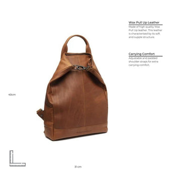 The Chesterfield Brand תיק גב עור דגם Manchester - תיק התיקיםThe Chesterfield Brandתיקי גב