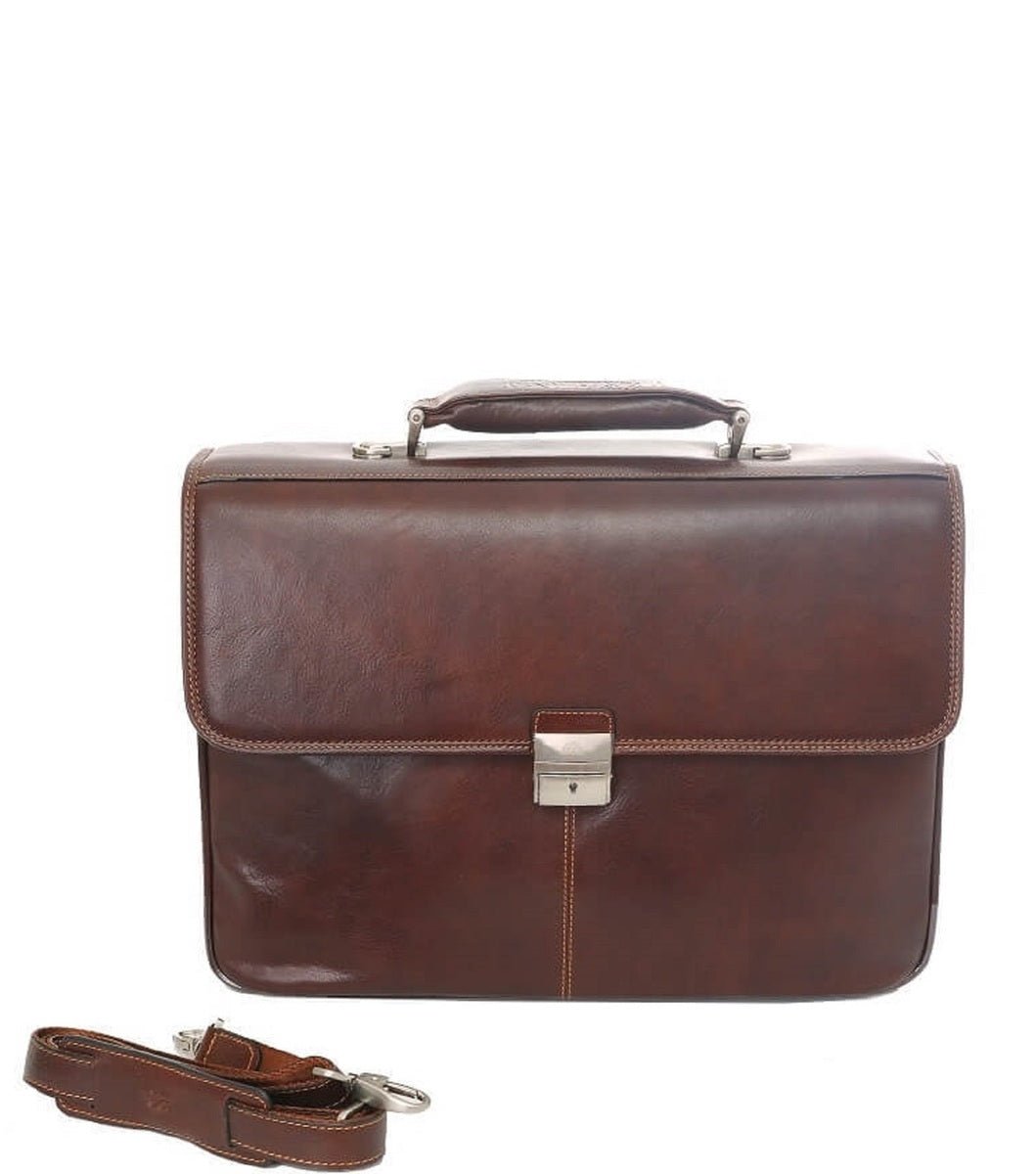 TONY PEROTTI תיק עסקים גדול מעור לגבר Bartolo - תיק התיקיםTONY PEROTTIתיקי עסקים