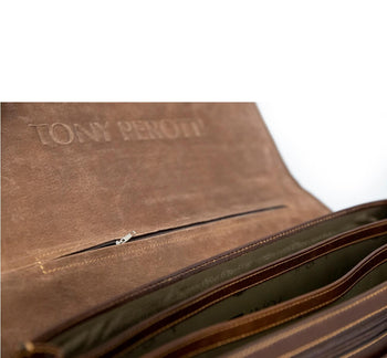TONY PEROTTI תיק עסקים גדול מעור לגבר Bartolo - תיק התיקיםTONY PEROTTIתיקי עסקים