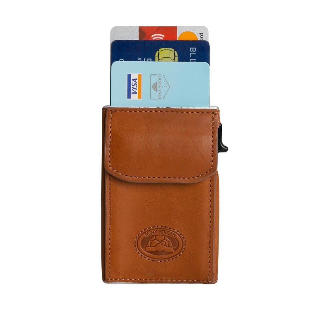 TONY PEROTTI נרתיק קשיח לכרטיסי אשראי נגד גניבת מידע Mauro - תיק התיקיםTONY PEROTTIגברים