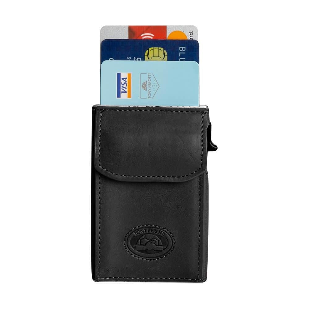 TONY PEROTTI נרתיק קשיח לכרטיסי אשראי נגד גניבת מידע Mauro - תיק התיקיםTONY PEROTTIגברים