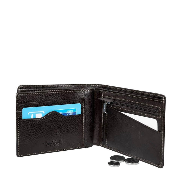 TONY PEROTTI ארנק מעור לגבר עם חלון שקוף Michele - תיק התיקיםTONY PEROTTIגברים