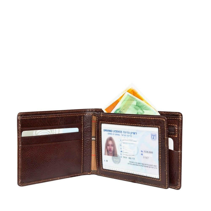 TONY PEROTTI ארנק מעור לגבר עם חלון שקוף Michele - תיק התיקיםTONY PEROTTIגברים