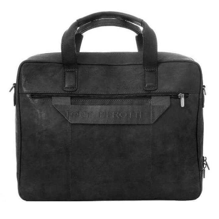 TONY PEROTTI תיק עסקים בינוני מעור לגבר Neri - תיק התיקיםTONY PEROTTIתיקי צד לגבר