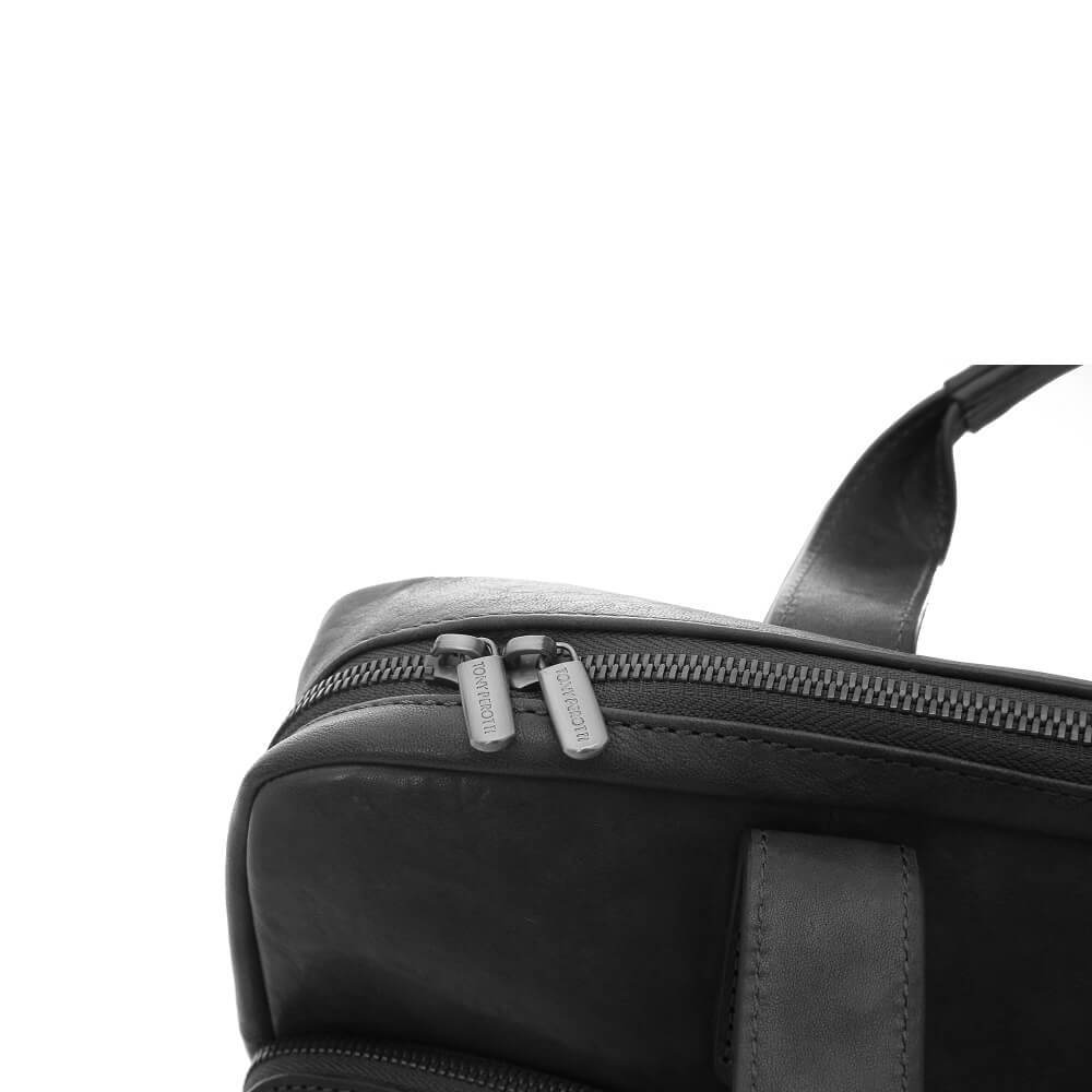 TONY PEROTTI תיק עסקים בינוני מעור לגבר Neri - תיק התיקיםTONY PEROTTIתיקי צד לגבר