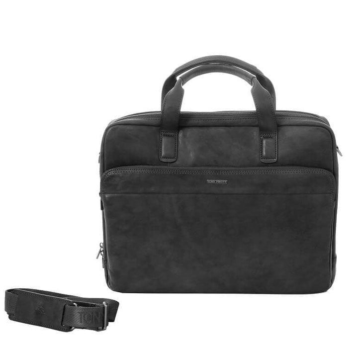 TONY PEROTTI תיק עסקים בינוני מעור לגבר Neri - תיק התיקיםTONY PEROTTIתיקי צד לגבר