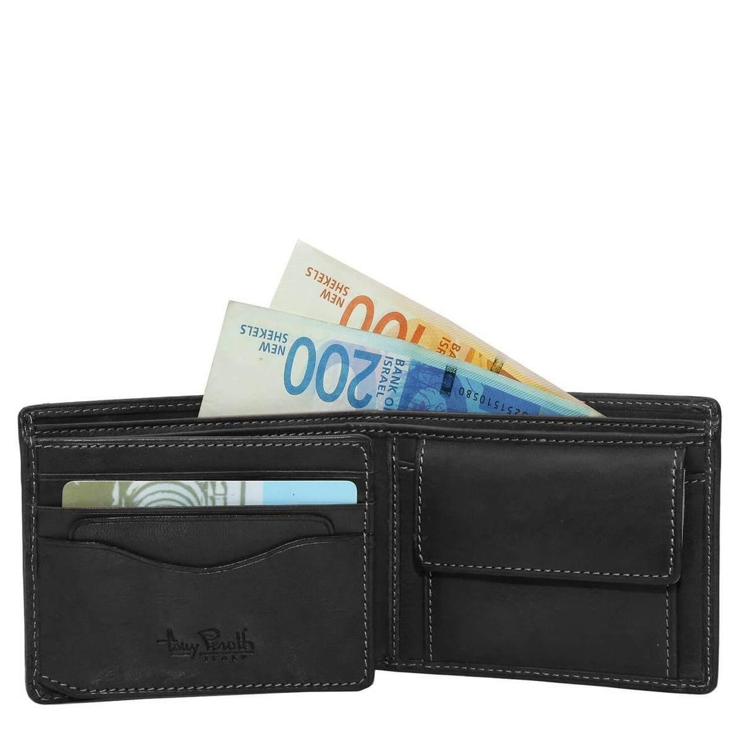 TONY PEROTTI ארנק קומפקטי מעור לגבר Nuto - תיק התיקיםTONY PEROTTIגברים