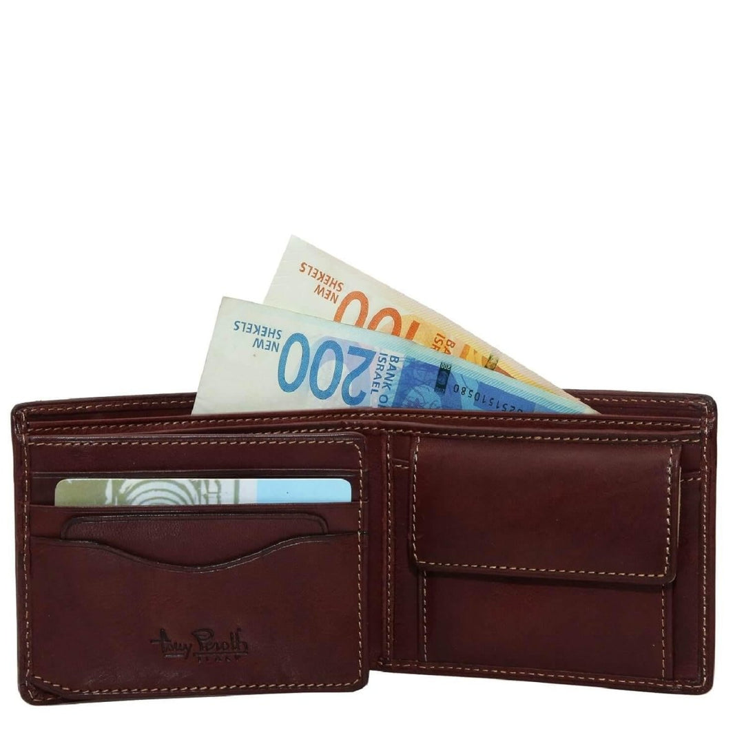 TONY PEROTTI ארנק קומפקטי מעור לגבר Nuto - תיק התיקיםTONY PEROTTIגברים