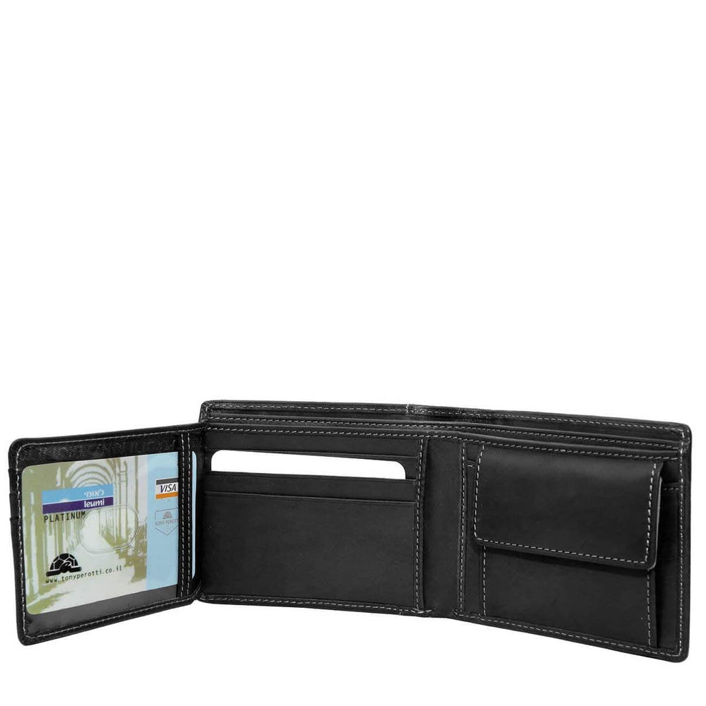 TONY PEROTTI ארנק קומפקטי מעור לגבר Nuto - תיק התיקיםTONY PEROTTIגברים