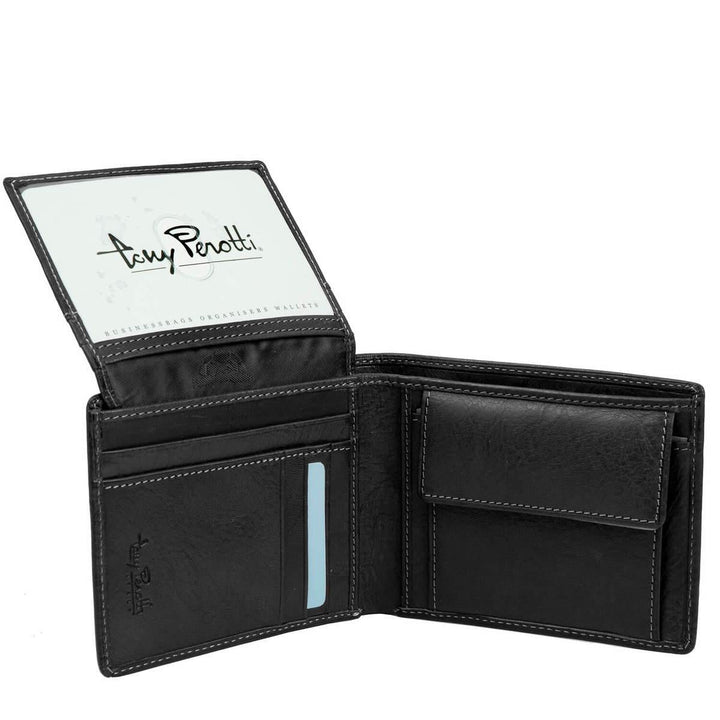 TONY PEROTTI ארנק גדול לגבר עם כיס נסתר לשטרות Roberto - תיק התיקיםTONY PEROTTIגברים