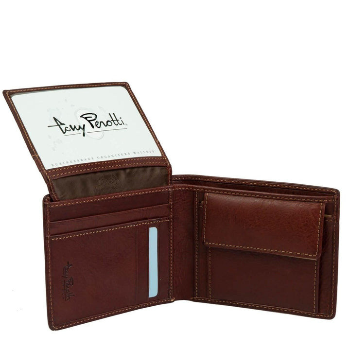 TONY PEROTTI ארנק גדול לגבר עם כיס נסתר לשטרות Roberto - תיק התיקיםTONY PEROTTIגברים