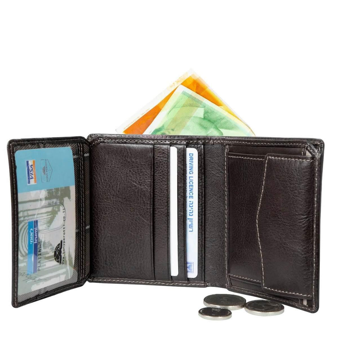 TONY PEROTTI ארנק גברים קטן מעור Romigi - תיק התיקיםTONY PEROTTIגברים