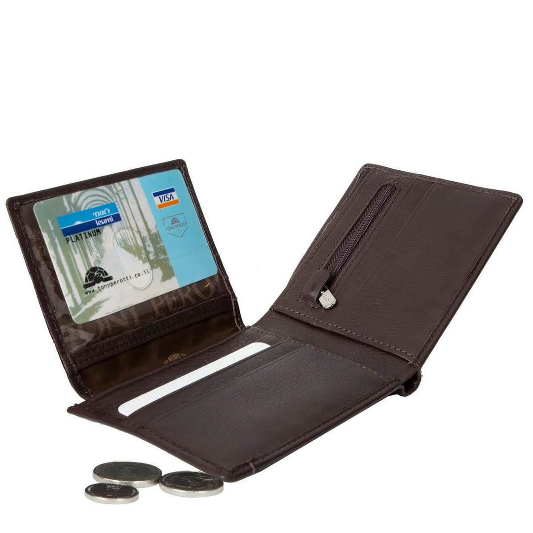 TONY PEROTTI ארנק עור לגבר עם נרתיק נשלף לכרטיסים Strozza - תיק התיקיםTONY PEROTTIגברים