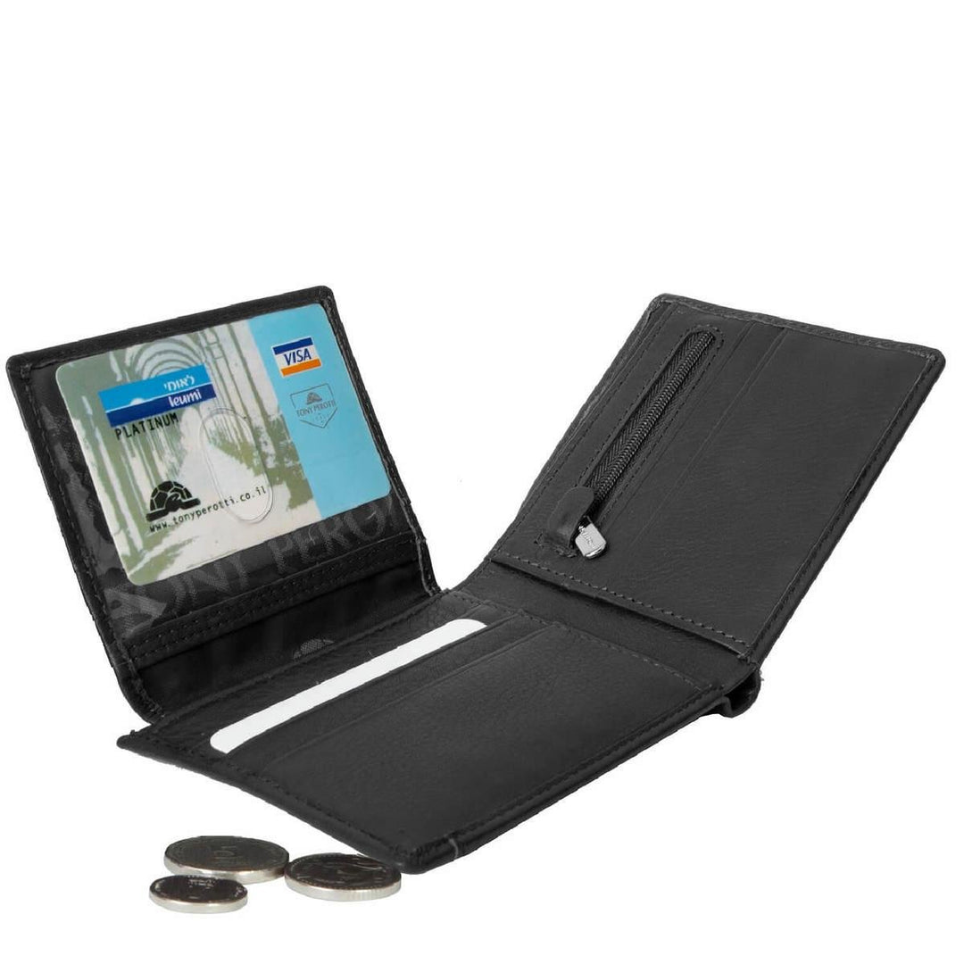 TONY PEROTTI ארנק עור לגבר עם נרתיק נשלף לכרטיסים Strozza - תיק התיקיםTONY PEROTTIגברים