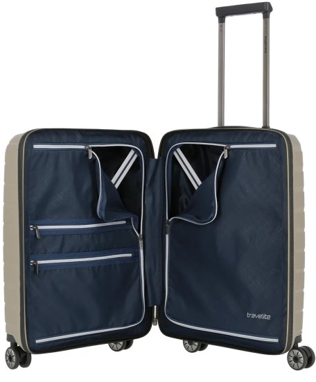 Travelite Basics תיק נסיעות טרולי קטן (55 ס"מ) - תיק התיקיםTraveliteמזוודות קטנות