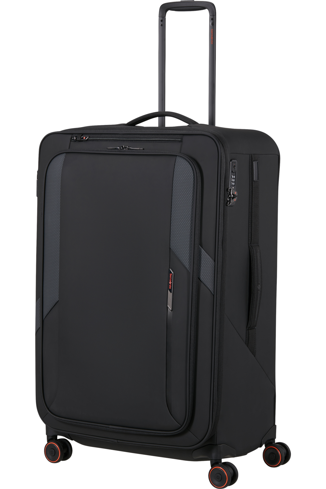 Samsonite Glazed מזוודה רכה מתרחבת גדולה 78 ס״מ - שחור