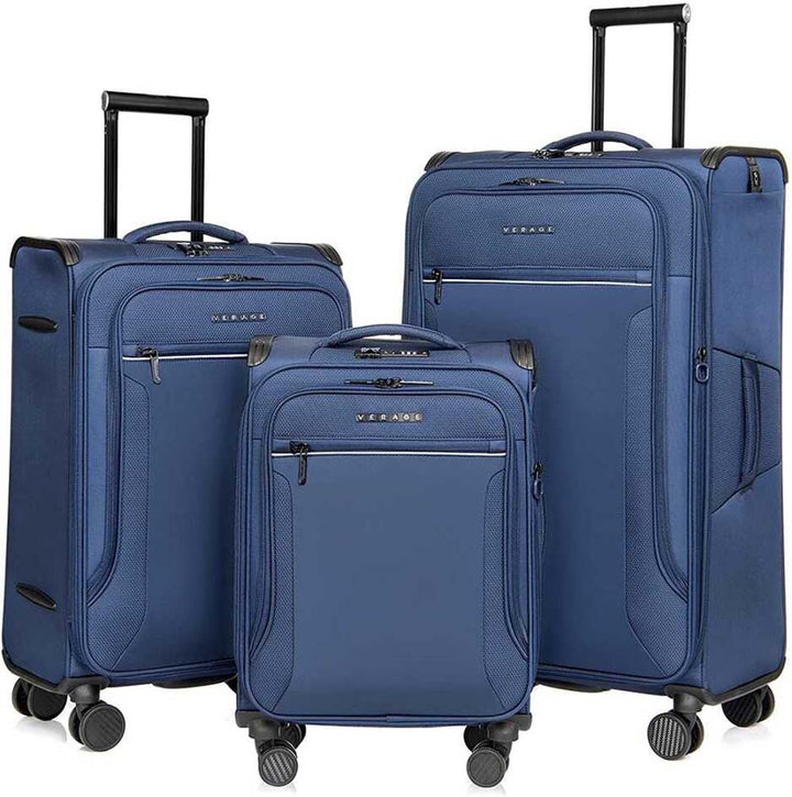 Verage סט 3 מזוודות מבד רכות קלות ואיכותיות toledo luggage - תיק התיקיםVerageמזוודות