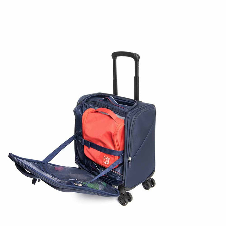 VERAGE Underseat מזוודה טרולי קטנה מתחת למושב המטוס 14.5" 10SW - תיק התיקיםVerageמזוודות