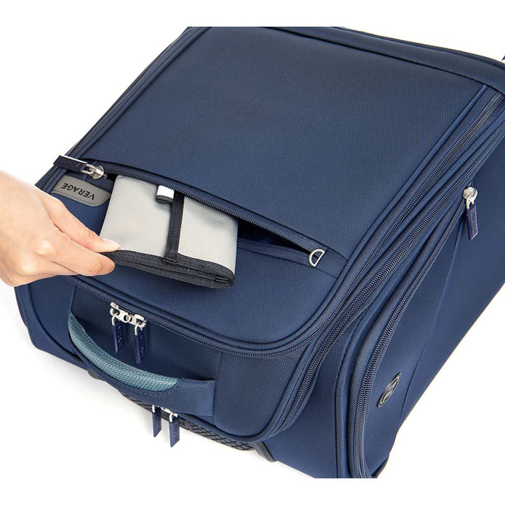 VERAGE Underseat מזוודה טרולי קטנה מתחת למושב המטוס 14.5" 10SW - תיק התיקיםVerageמזוודות