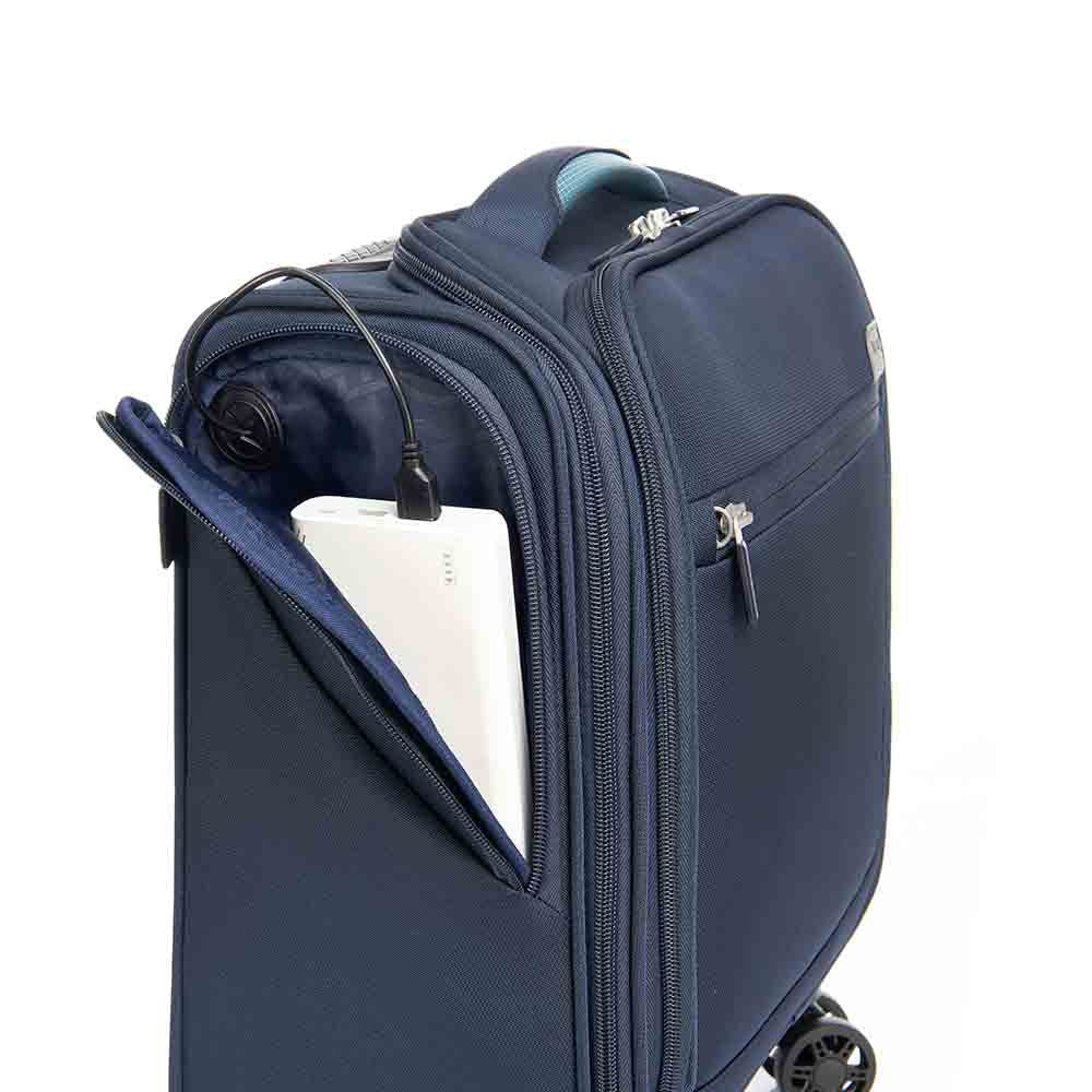 VERAGE Underseat מזוודה טרולי קטנה מתחת למושב המטוס 14.5" 10SW - תיק התיקיםVerageמזוודות