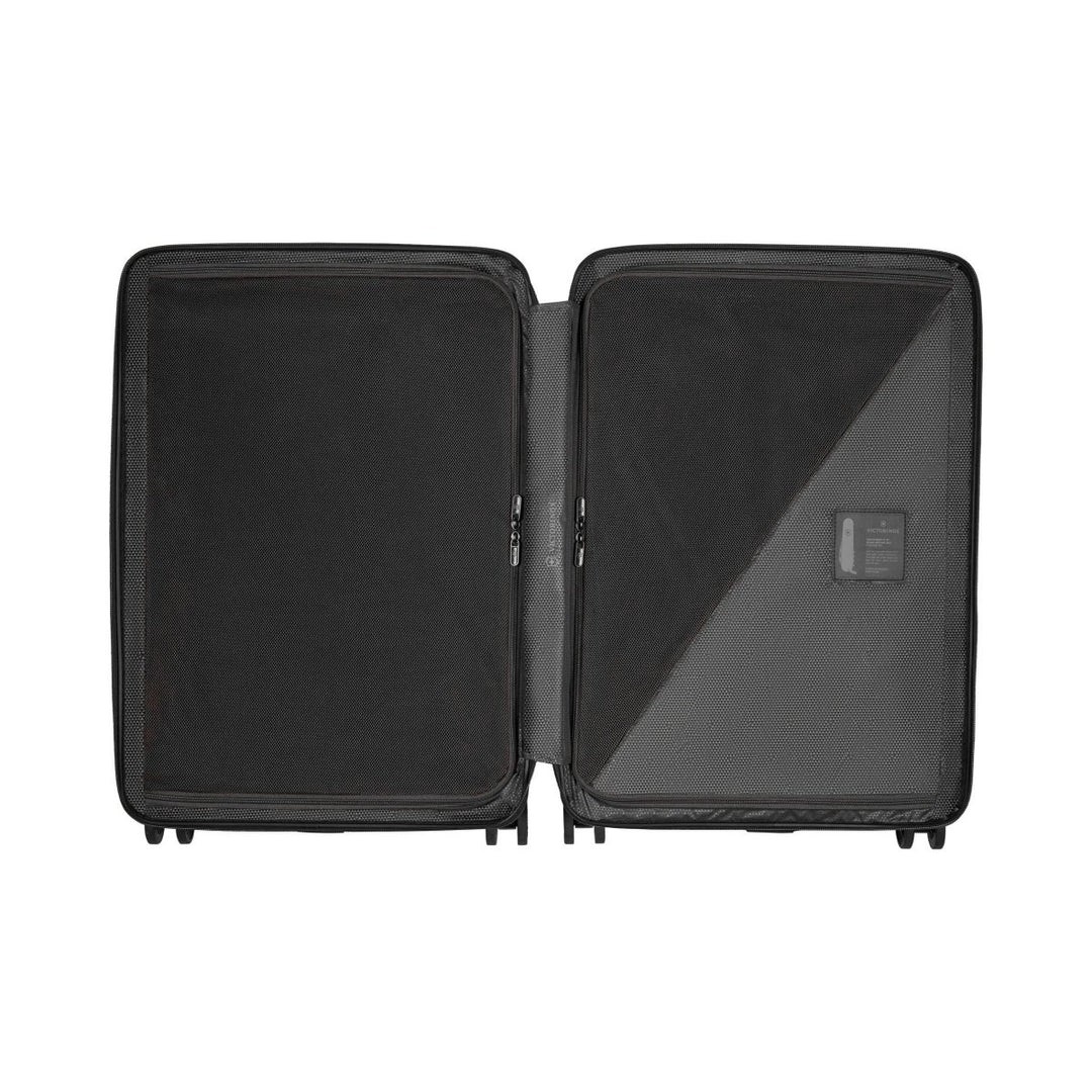 מזוודת טרולי קשיחה Victorinox Airox בינונית שחורה מתרחבת - תיק התיקיםVictorinoxמזוודות