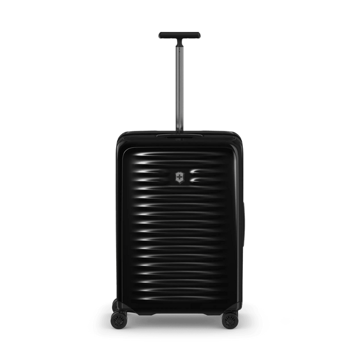 מזוודת טרולי קשיחה Victorinox Airox בינונית שחורה מתרחבת - תיק התיקיםVictorinoxמזוודות